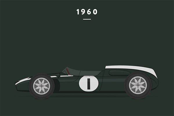 A formula 1 history in 35 Minimalistic Website Designs for December 2013