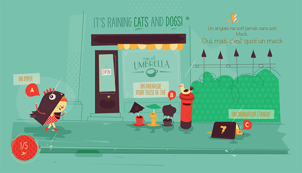 Cuisines Schmidt in 35 Examples of Vector Illustrations in Web Design