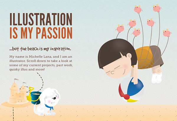 Michele Lana Illustration and Design in 35 Examples of Vector Illustrations in Web Design