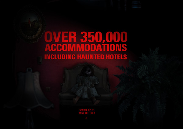 Haunted Hotels in 50 Dark Web Designs for Inspiration