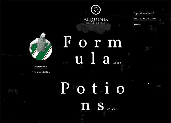 Alquimiawrg in 50 Dark Web Designs for Inspiration