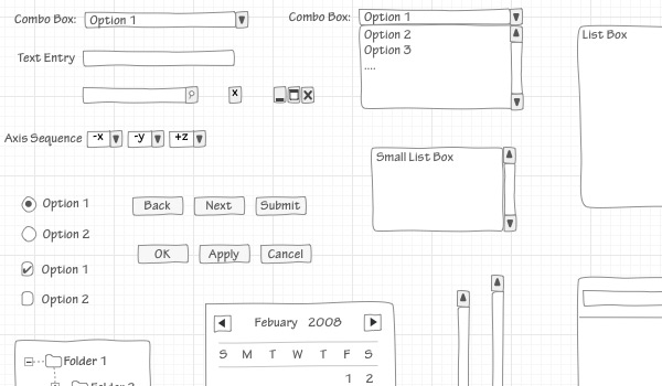 Wireframe Sketch in 50 Free Wireframe Kits and Web Apps