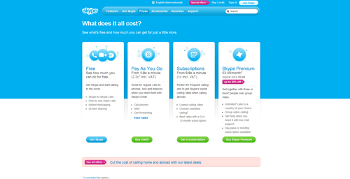 pricing table 2 