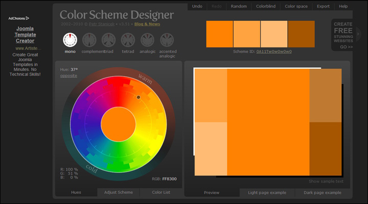 damndigital_12_time-saving-online-color-tools-for-web-designers_color-scheme-designer