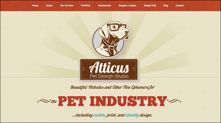 damndigital_14-inspiring-examples-of-retro-and-vintage-elements-in-web-design_atticus-pet-design-studios