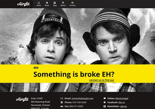 18個富有創意網頁404設計 三聯