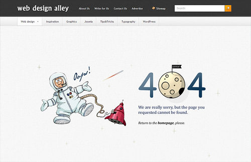 賦予新的生命！18個富有創意網頁404設計