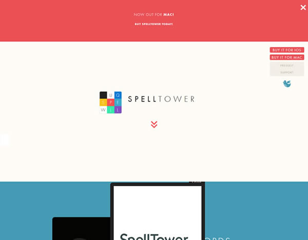 Flat Design Inspiration - SpellTower