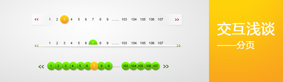 交互淺談：分頁 三聯教程