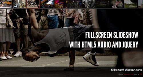 Fullscreen Slideshow With HTML5 Audio And jQuery