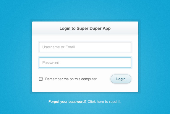 Useful Login Page Template 02 20 Useful Login Page Template   Free PSD Files