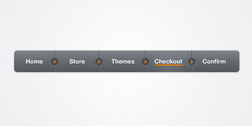 Sleek breadcrumb nav