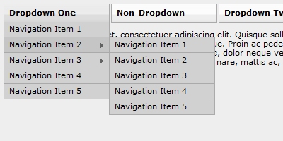 JavaScript Dropdown Menu with Multi Levels