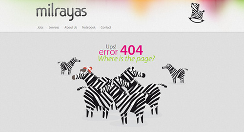 404錯誤頁面設計10