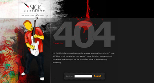 404錯誤頁面設計16