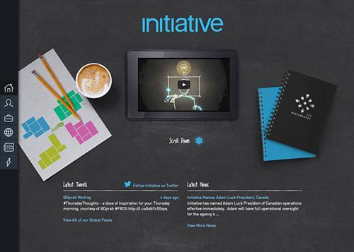 Initiative Website 網頁設計欣賞