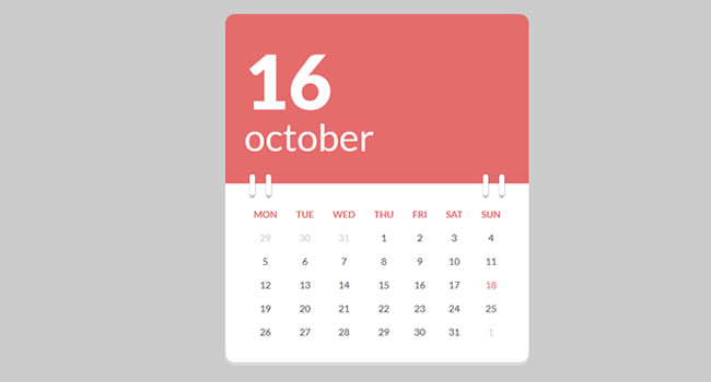 calendar-codepen