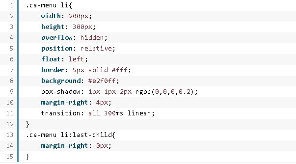 CSS3打造創意動畫菜單效果