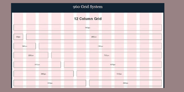 A Detailed Look at the 960 CSS Framework 