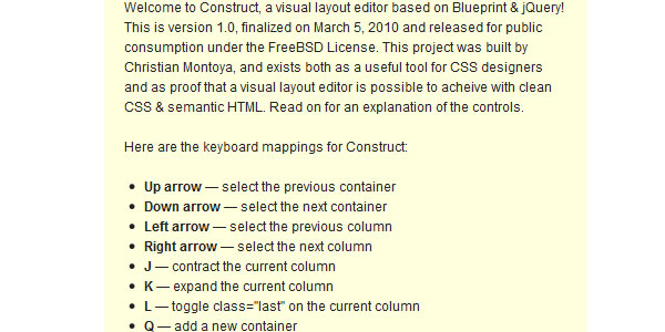 Construct Your CSS