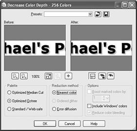 HTML減少圖像的顏色數 三聯