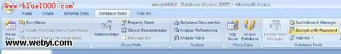 在Access 2007中保護Access密碼和進行加密