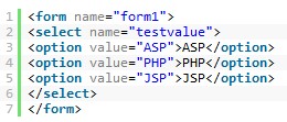JavaScript獲取Select下拉框OptionValue和Text值方法 三聯