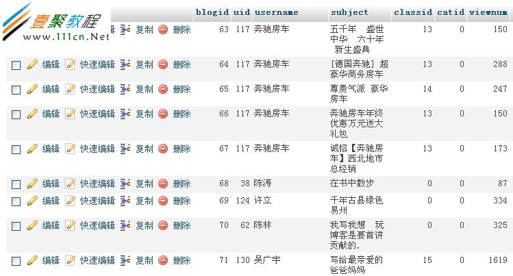 sql 按“分類名稱”分類統計日志數量之和 三聯