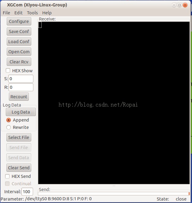 linux下串口調試工具xgcom安裝    三聯