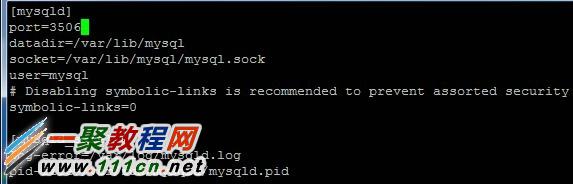 Linux CentOS Mysql修改默認端口 三聯