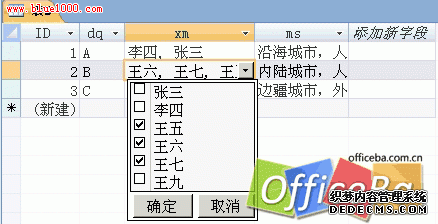 在Access2007中使用“多值”實現文字的sum