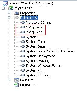 C# 連接 MySQL 並進行數據庫操作