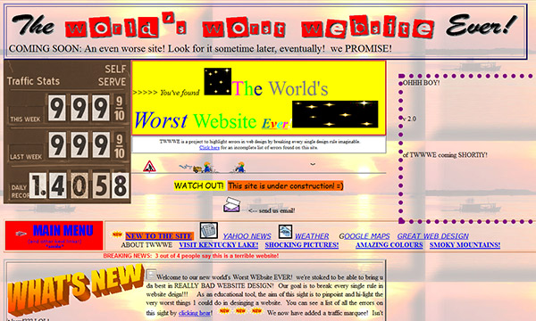 The World’s Worst Website