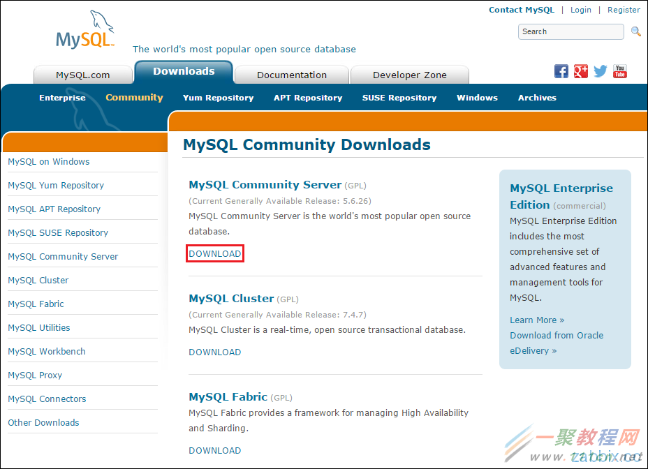 MySQL-Community-Downloads