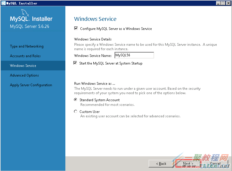 WindowsService