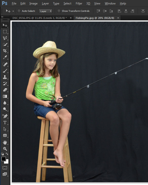 PS教程：Photoshop設計夢幻釣魚小人國