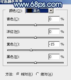 Photoshop打造唯美的暗調青藍色秋季人物圖片