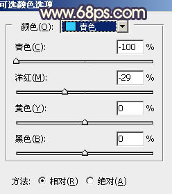 用PS調出唯美金黃色晚霞人物照片效果