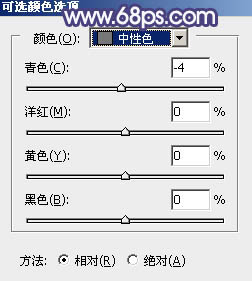 PS調出清爽淡綠色外景美女頭像照片