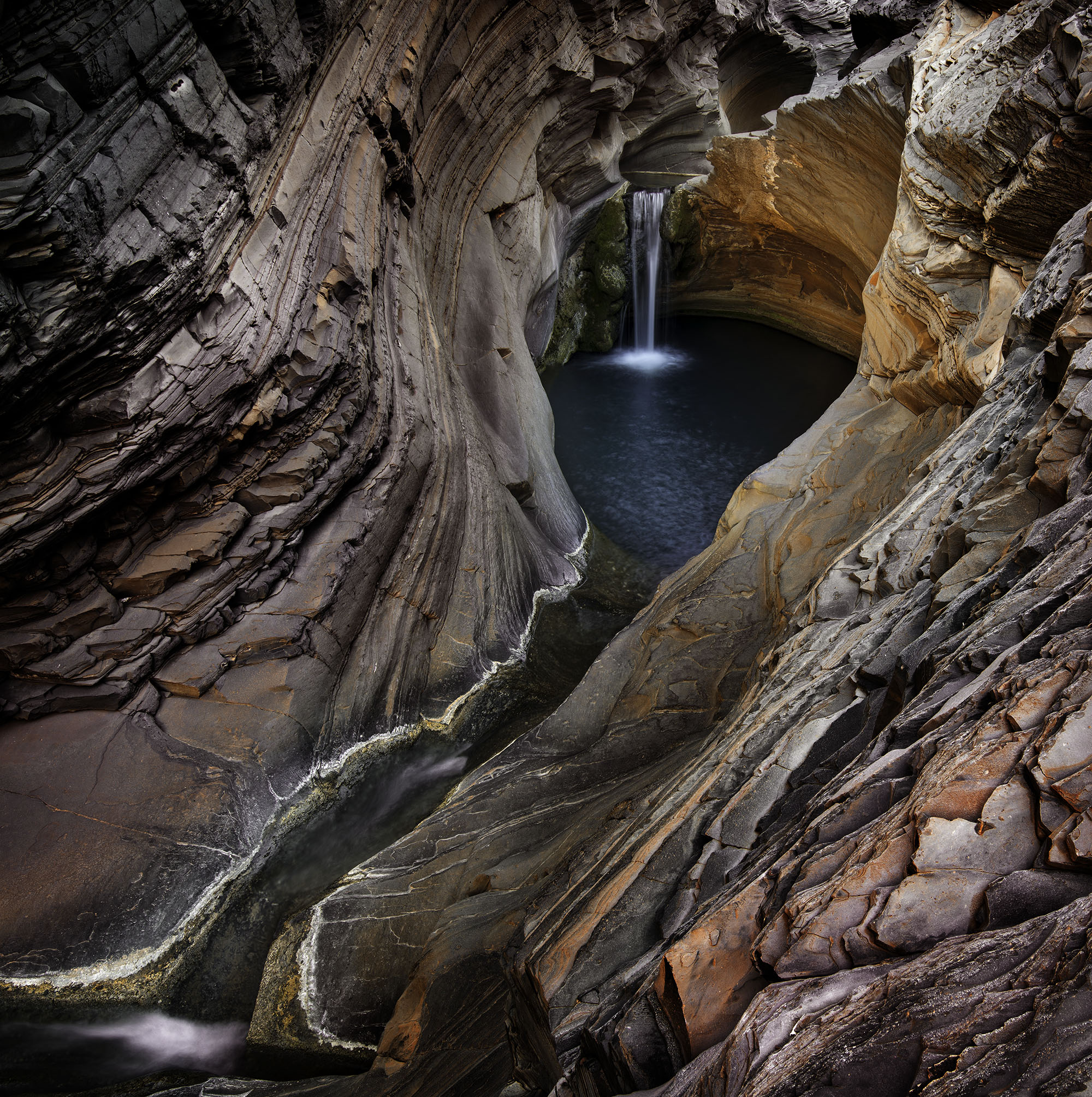 Hamersley Gorge waterfall.