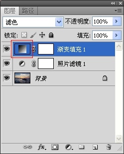 用Photoshop創造日落