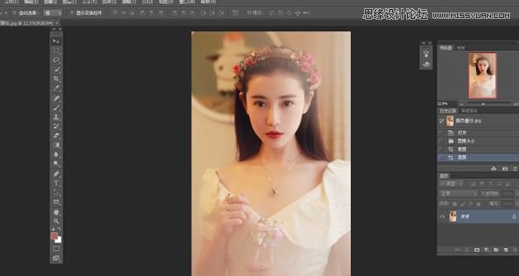 Photoshop把真人照片轉成唯美的手繪效果,PS教程,素材中國