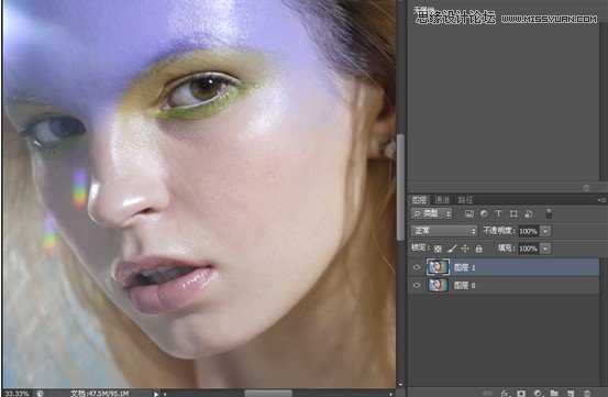 Photoshop給女性照片添加夢幻光線效果,PS教程,思緣教程網