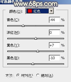 Photoshop調出草地上美女的暖色調