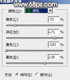 Photoshop調出草地上美女的暖色調