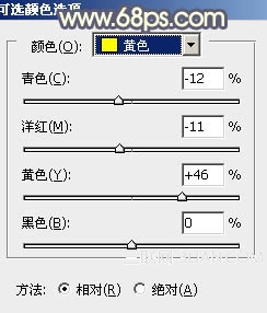 Photoshop調出草地上美女的暖色調