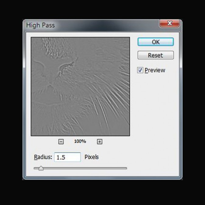 利用High Pass Filter高效無損地銳利化照片