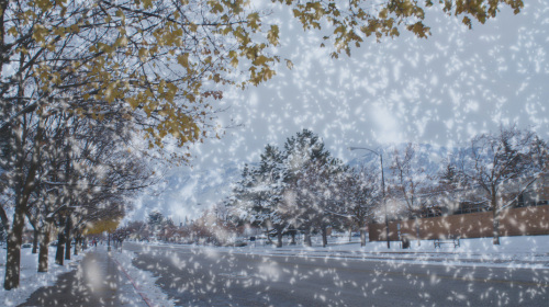 如何為照片Ps下雪效果