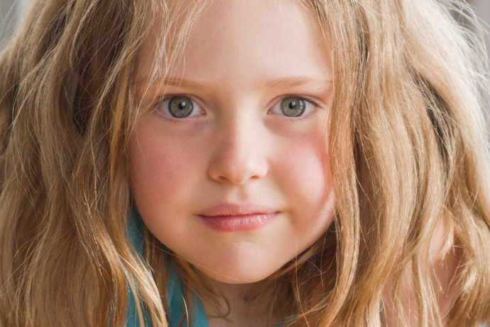 Photoshop給兒童膚色照片銳化處理 三聯