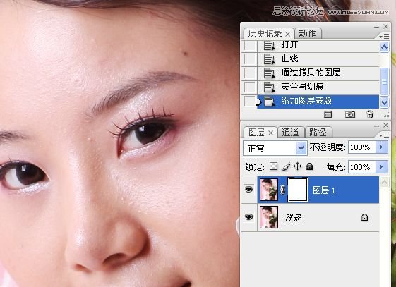 Photoshop使用簡單方法給美女人像磨皮,三聯